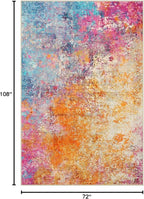 Lahome Modern Abstract Washable 6x9 Area Rugs - Image 2