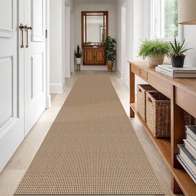 IOHOUZE Washable Runner Rug 3x12 Non Slip Rubber Backed Extra Long Hallway - Image 8