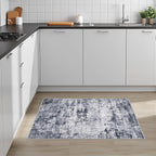 Washable Area Rug 2x3 Entryway Rug: Washable Modern Abstract Soft Thin Rug - Image 3