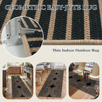Lahome Modern Geometric Runner Rug, 2x6 Laundry Room Rug Runners - Image 4