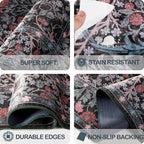 8x10 Washable Area Rugs for Living Room, Stain Resistant Vintage Rugs for - Image 6