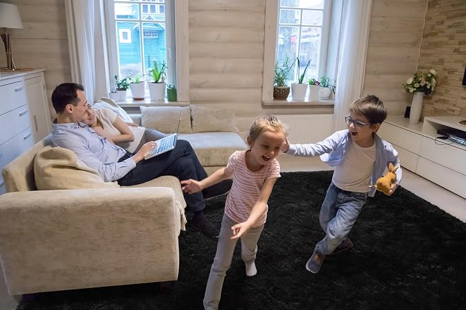 LOCHAS Ultra Soft Indoor Modern Area Rugs Fluffy Living Room Carpets - Image 4