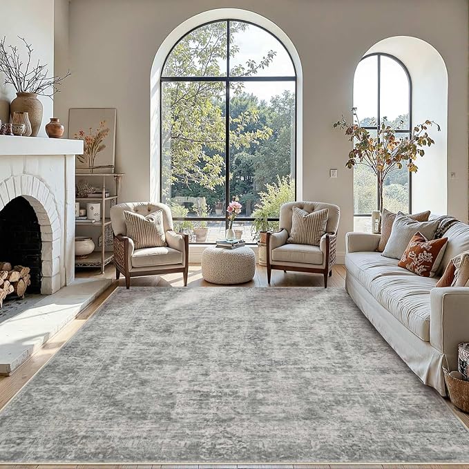 Rugxara 8x10 Area Rugs for Living Room, Large Washable Rug, Non Slip & Low Pile - Image 4