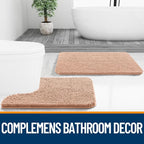 OLANLY Large Bathroom Rugs 40x24, Extra Soft Absorbent Chenille Bath Rugs - Image 7