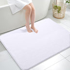 OLANLY Large Bathroom Rugs 40x32, Extra Soft Absorbent Chenille Bath Rugs by OLANLY