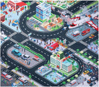 Houkiper Kids Carpet Playmat Rug, Felt Cloth Fire-Themed Game Playmat, Foldable - Image 9