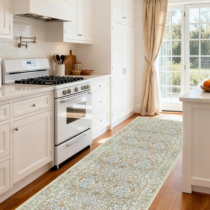 Washable 2' x 6' Runners for Hallways, Non Slip Long Floor Runner for Kitchen - Image 2