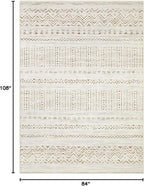 cotiled 7x9 Area Rugs Living Room Rug: Washable Boho Rugs - Image 2