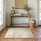 Machine Washable Area Rugs for Entryway: Door Mat Indoor Entrance 2x3 Boho Rug - Image 6