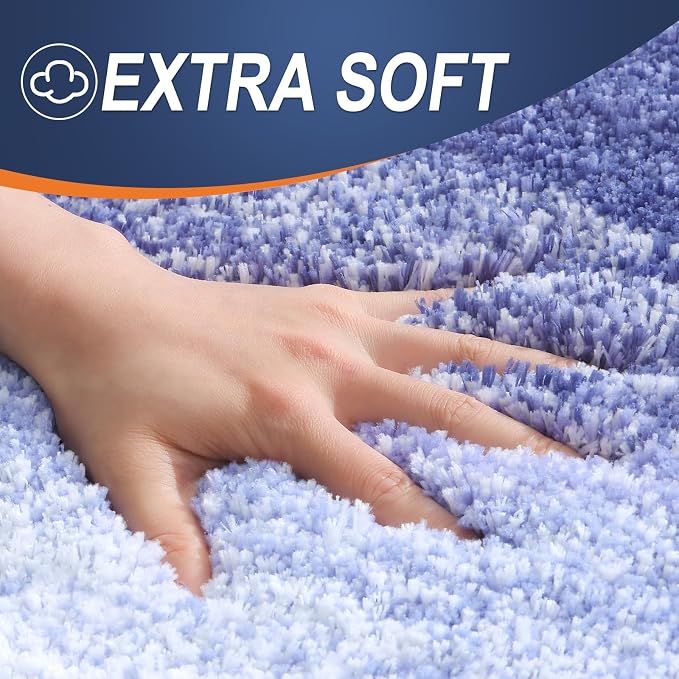 OLANLY Bathroom Rugs Mat 30x20, Extra Soft Absorbent Microfiber Bath Rugs - Image 3