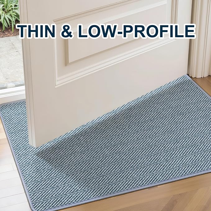 Ultra Thin Door Mat Indoor Entrance 24"x47", Low-Profile Indoor Door Mat - Image 6