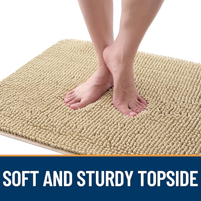 OLANLY Dog Door Mat for Muddy Paws 30x17, Absorbs Moisture and Dirt, Absorbent - Image 4
