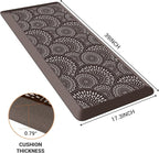 Mattitude 4/5 Inch Kitchen Mat, 17.3x39in Heavy Duty Ergonomic Comfort Foam - Image 2