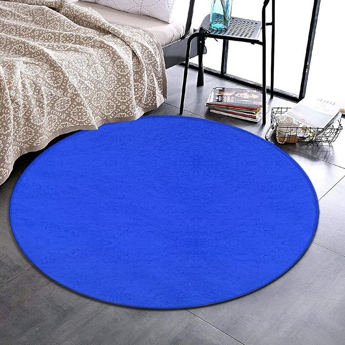 Home Decor Non Slip Kitchen Office Circle Rug, Machine Washable Modern Round - Image 2