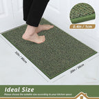 BEQHAUSE Kitchen Rugs 20"x32", Non-Slip Kitchen Mats - Image 2
