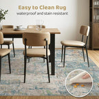 6x9 Area Rugs Living Room: Washable Large Abstract Neutral Modern Soft Rugs - Image 6