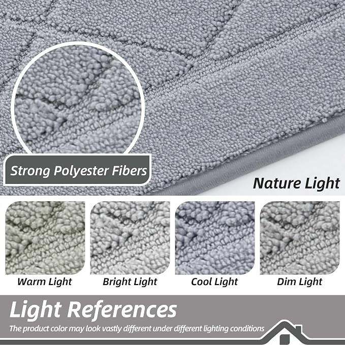 BEQHAUSE Dirt Trapper Door Mat 20" x 32", Doormat Non-Slip Entryway Rugs - Image 7