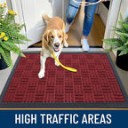 OLANLY Front Door Mat Outside Entrance 71x23, Heavy Duty Sturdy Natural Rubber - Image 5
