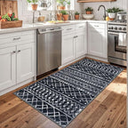 KUTA Boho Moroccan 3x5 Entryway Rug, Ultra Soft Distressed Geometric Print - Image 2