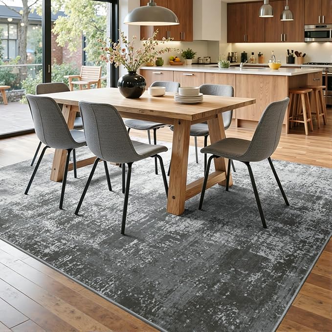 4x6 Ft Area Rugs for Living Room, Soft Non-Slip Washable Rugs Modern Abstract - Image 9