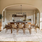 Rugxara 9x12 Extra Large Washable Area Rug, Soft Neutral Vintage Boho Rug - Image 3