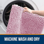 OLANLY Large Bathroom Rugs 40x24, Extra Soft Absorbent Chenille Bath Rugs - Image 5