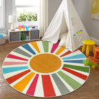 STARUIA Round Boho Rug 6 Ft Washable Round Area Rug - Image 8