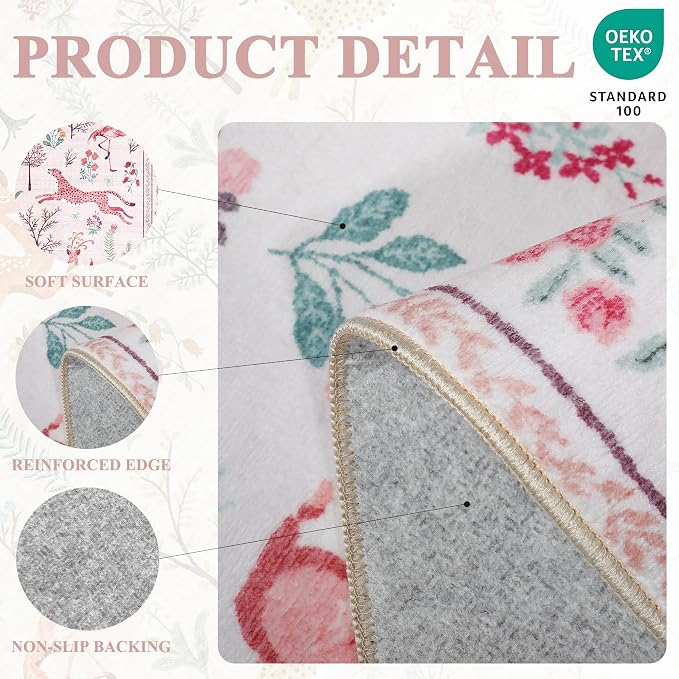 DUKINO Runner Rug, 2x8 Washable Kitchen Rugs - Image 4