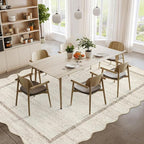 GarveeHome Scalloped Large Living Room Area Rug 6x9 - Image 9