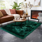 EasyJoy Ultra Soft Fluffy Shaggy Area Rug Faux Fur Rug Chair Cover Seat Pad - Image 5