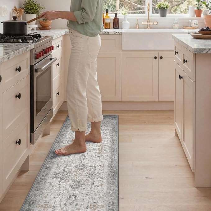GENIMO Kitchen Rugs Non Slip Washable, Cushioned Standing Mat, Kitchen Runner - Image 7