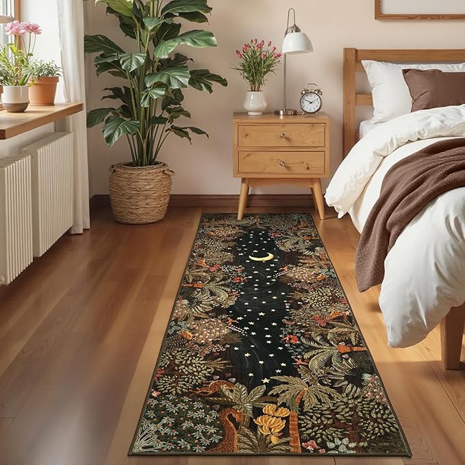 GarveeHome 2x6 Jungle Washable Runner Rug - Image 3