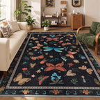 Rugxara Floral Rug for Living Room Bedroom by Rugxara
