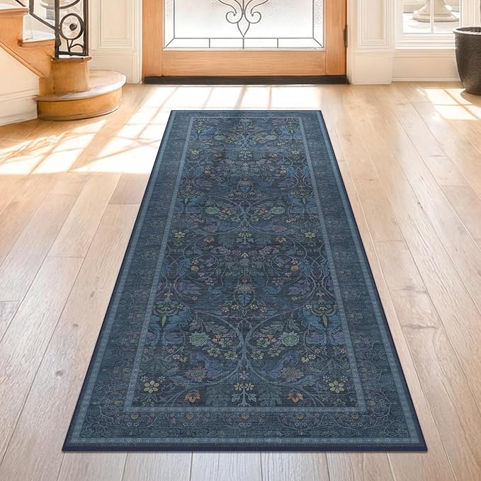 Small Oriental Runner 2x6 Kitchen Runner Rugs Non Slip, Bathroom - Image 3
