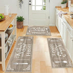 Vaukki Boho Kitchen Rug Sets 3 Pieces, Washable Kitchen Mats - Image 5