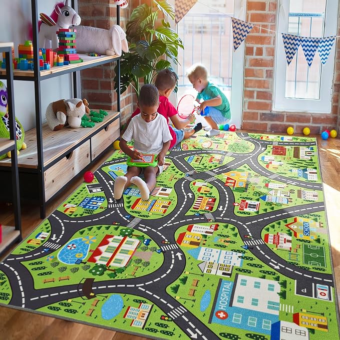 Community Kids Car Play Rug - Image 3