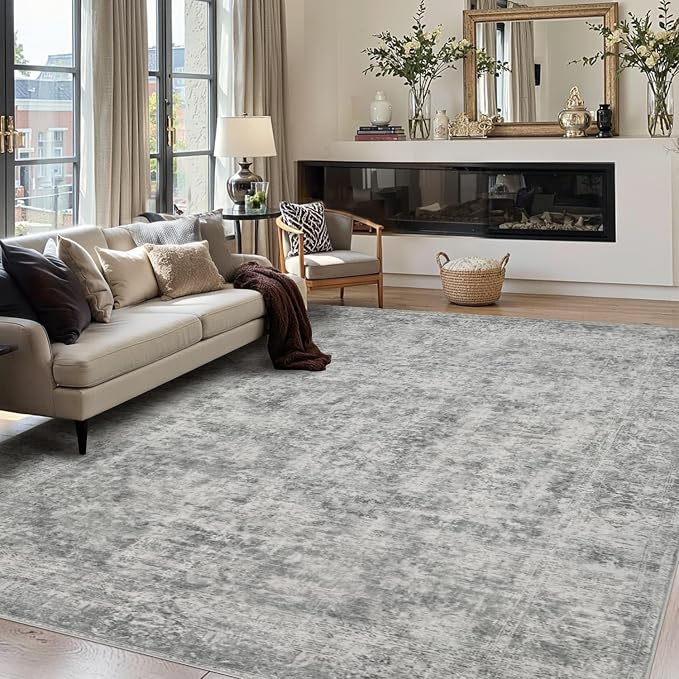 Rugxara 8x10 Area Rugs for Living Room, Large Washable Rug, Non Slip & Low Pile - Image 9