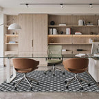 48"x60" Office Chair Mat for Hardwood Tile Floor, Under Desk Carpet Protector - Image 2