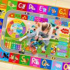 Pionblank Kids Rug for Playroom Classroom, 5x7 Area Rugs Playmat for Learning - Image 3