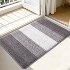 Kitinjoy Indoor Outdoor Door Mat, 44x32 Non-Slip Absorbent Dirt Trapper by Kitinjoy
