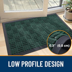 OLANLY Front Door Mat Outside Entrance 59x23, Heavy Duty Sturdy Natural Rubber - Image 4
