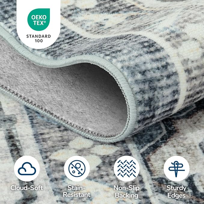 Lessymo Washable Long Runner Rug - Image 4