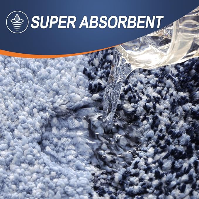 OLANLY Large Bathroom Rugs Mat 45x27, Extra Soft Absorbent Microfiber Bath Rugs - Image 4