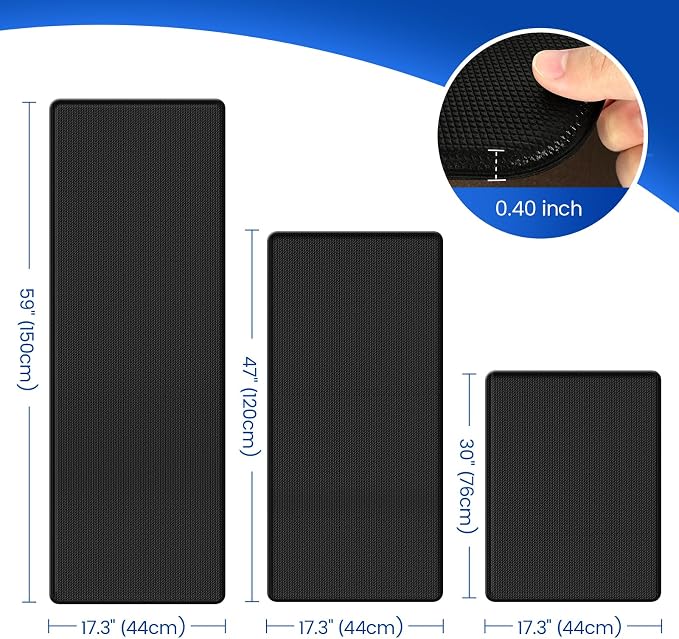 KitchenClouds Kitchen Mats for Floor, Non Slip Anti Fatigue Mats for Floor - Image 2