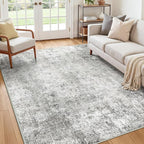 RELEANY Washable Area Rugs 5'x8' Non-Slip Modern Abstract Soft by RELEANY