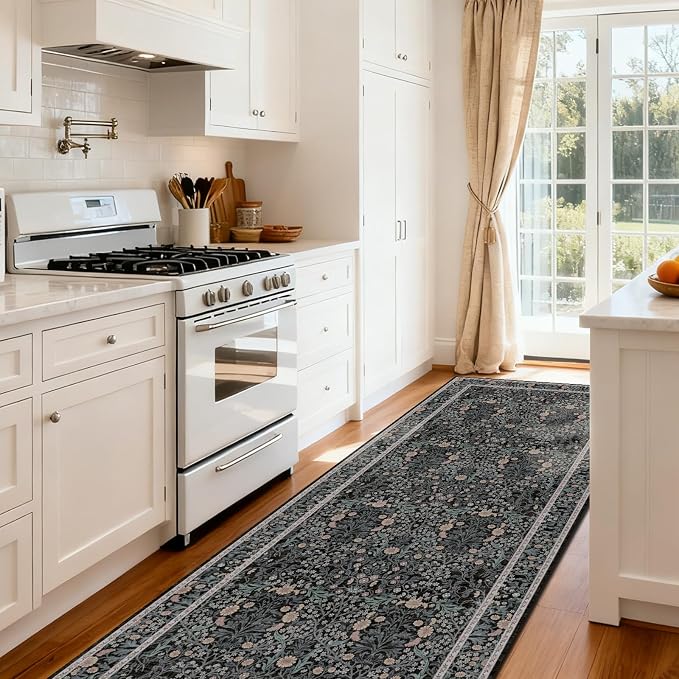 Washable 2' x 6' Runners for Hallways, Non Slip Long Floor Runner for Kitchen - Image 3