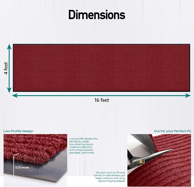 MaxMat® Oversized Rubber Door Mat - Image 2