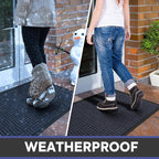 Mibao Front Door Mat Outdoor Entrance, 29.5" x 17" Heavy Duty Welcome Mat - Image 5