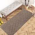 PURRUGS Dirt Trapping Door Mat 24" x 59", Non-Slip Machine Washable Entry Rug by PURRUGS