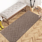 PURRUGS Dirt Trapping Door Mat 24" x 59", Non-Slip Machine Washable Entry Rug by PURRUGS